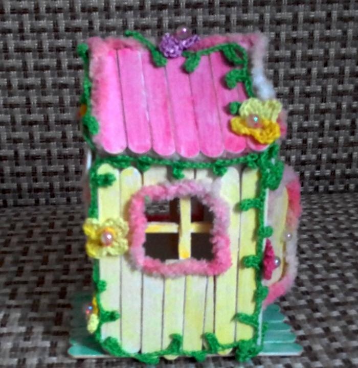 ice cream stick house