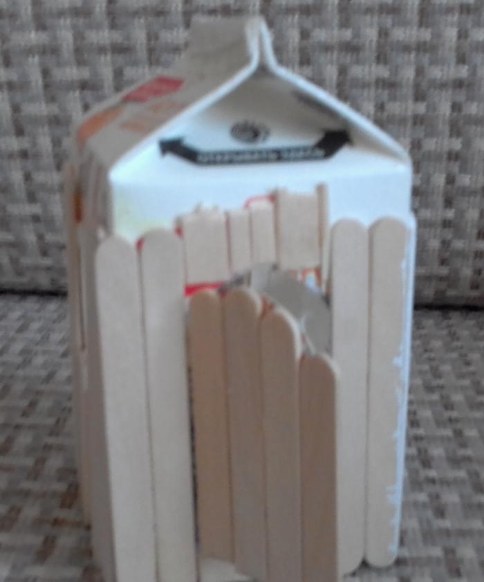 ice cream stick house