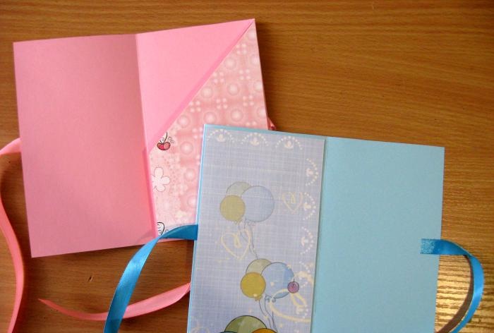 Handmade birthday envelopes