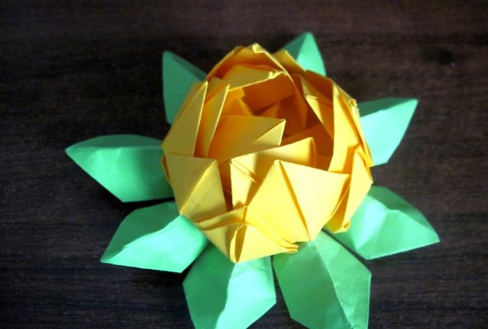 origami water lily