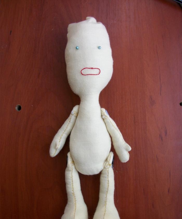 DIY textile doll