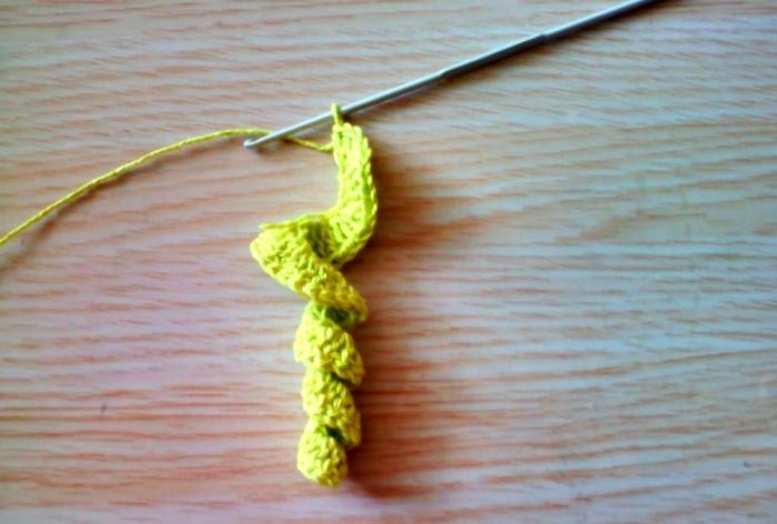 knitting decorations for summer hat