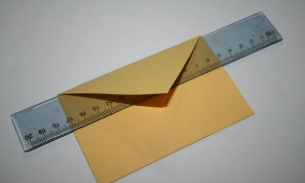 fold it into an envelope