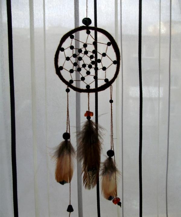 making an Indian dream catcher