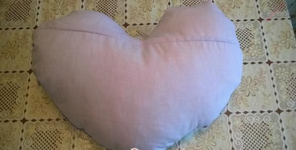 heart shaped pillow