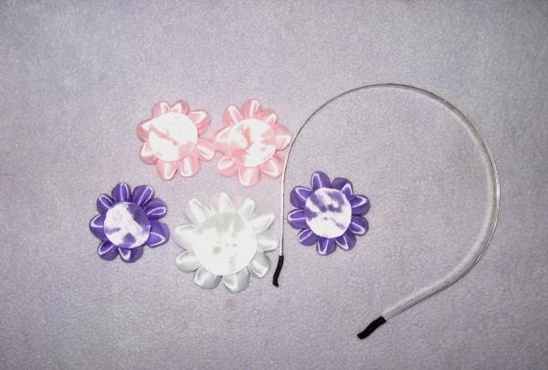 kanzashi hair headband