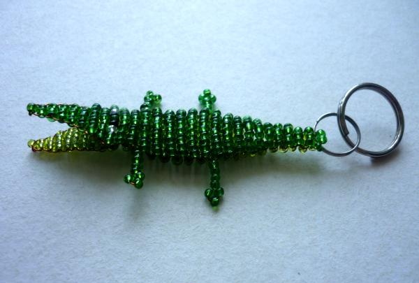 Beaded crocodile