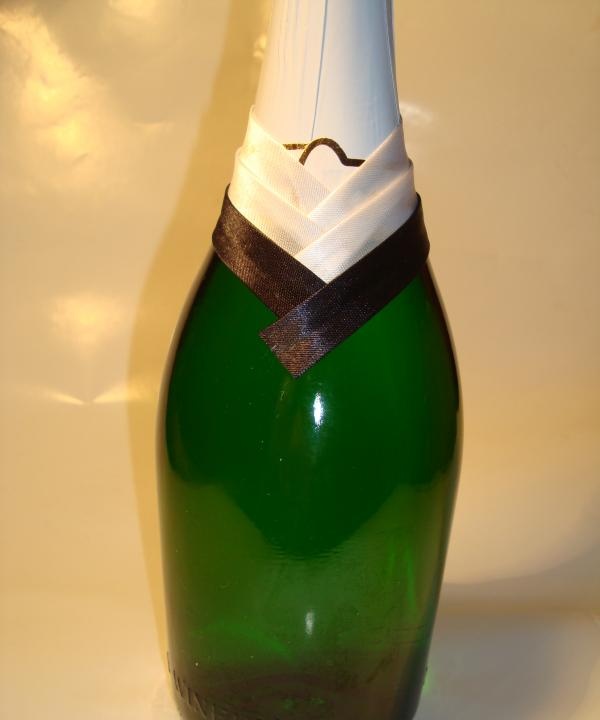 Wedding bottle groom