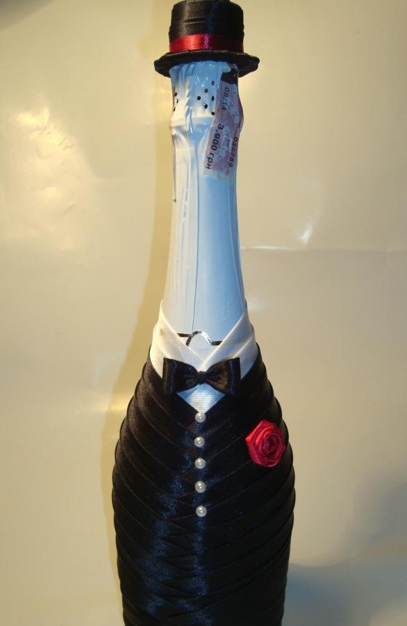 Wedding bottle groom