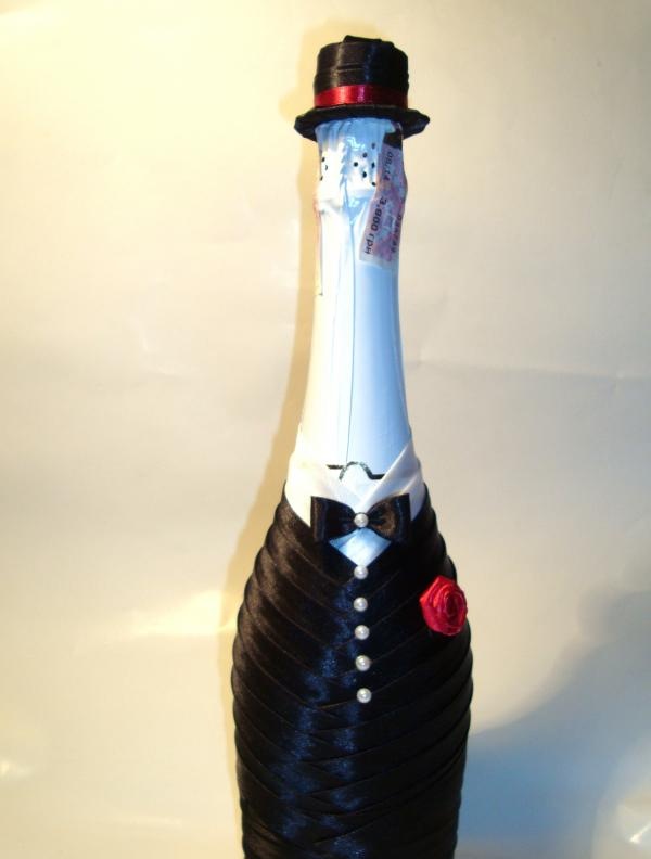 Wedding bottle groom