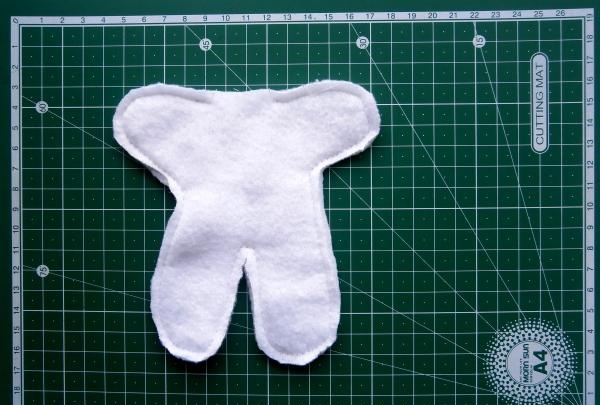 Let's start sewing our bunny