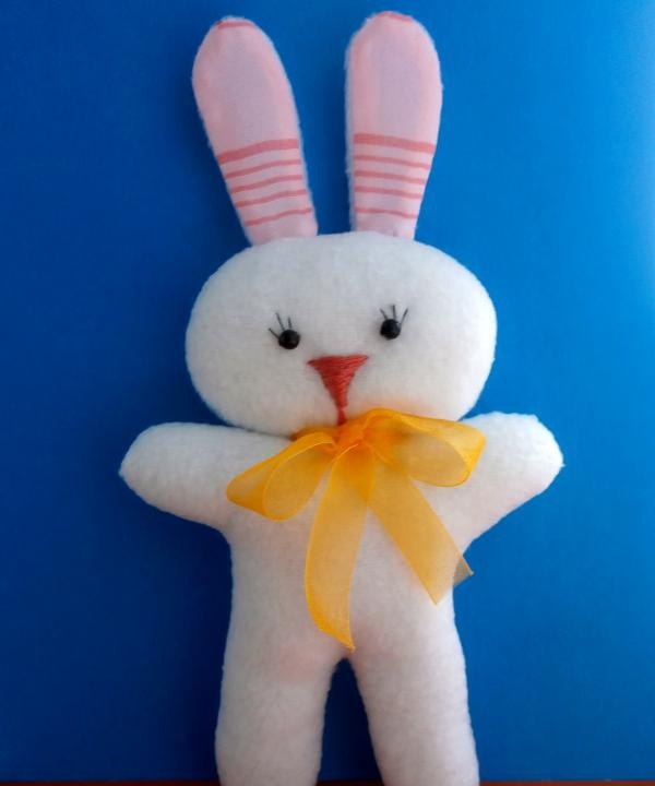 Soft toy Bunny with a bow