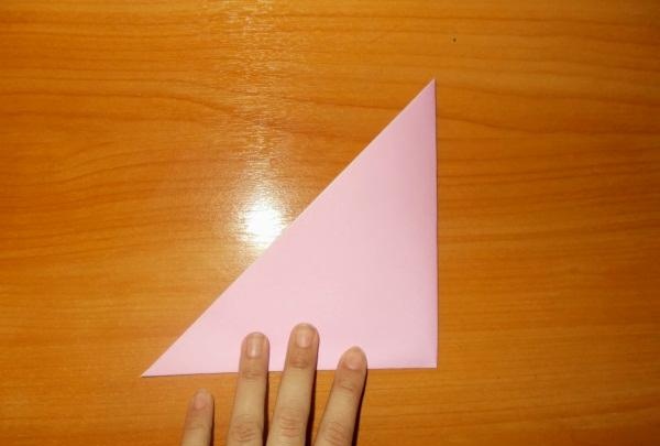 Funny origami snail