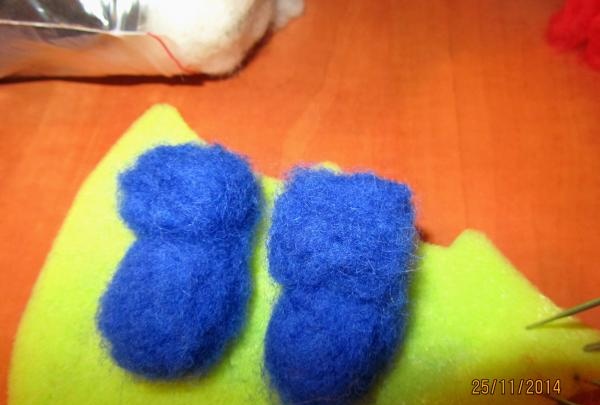 take blue wool