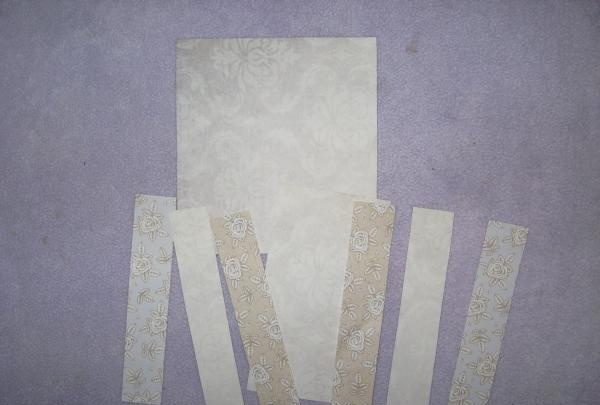 Fold out wedding card