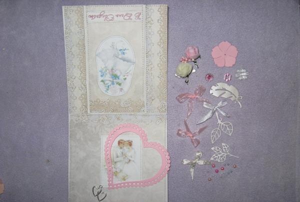 Fold out wedding card