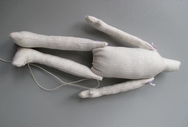 sewing the body parts