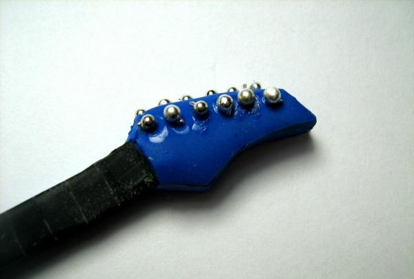 polymer clay electric guitar