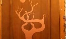 Interior door decoration