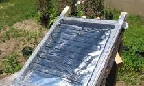 DIY solar collector.