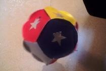 Shining ball made of colored paper