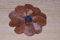 Leatherette flower