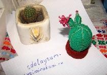 Knitted cactus