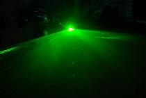 Laser installation with the effect of "liquid sky"