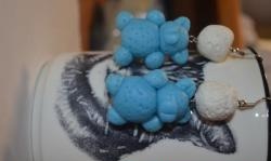 Polymer clay earrings