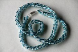 Bracelet based on a rope in Turkish technique