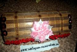 Wooden napkin box