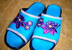 How to make slippers from flip flops