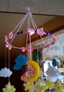 Baby mobile for crib