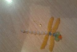 Beaded brooch “Dragonfly”