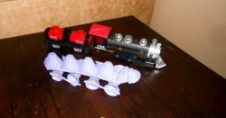 Egg Tray Train