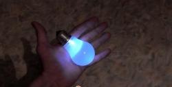 Light a light bulb with your fingers