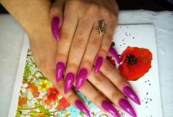 Acrylic nail extensions