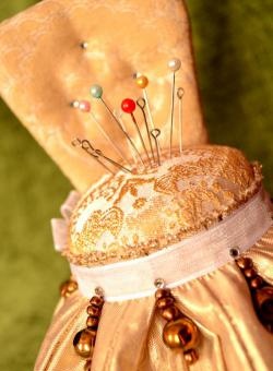 Pincushion in the form of a doll's chair