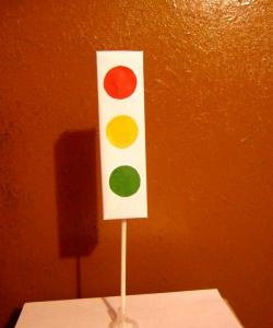 Toy traffic light