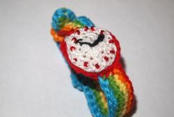 Children's knitted watch