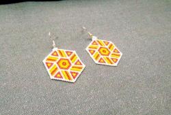 Earrings “Aztec Sun”