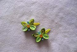 Butterfly hair clips