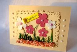 Greeting card "Flower meadow"