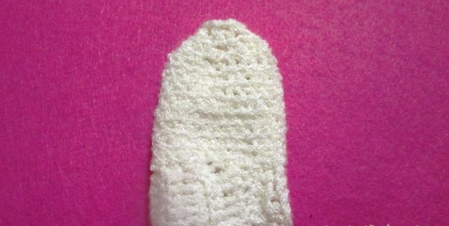 Crochet scratching mittens for newborns