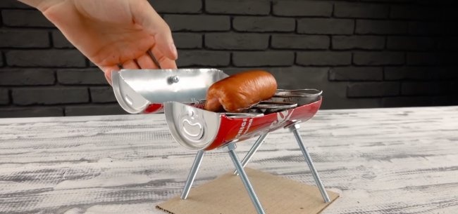 Mini barbecue grill