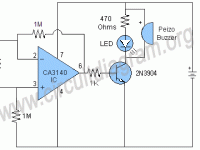 Diagram of a simple metal detector