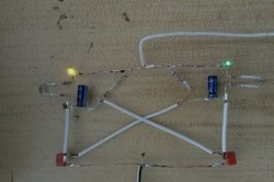 Simple flasher for two LEDs