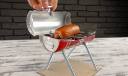 Mini barbecue grill