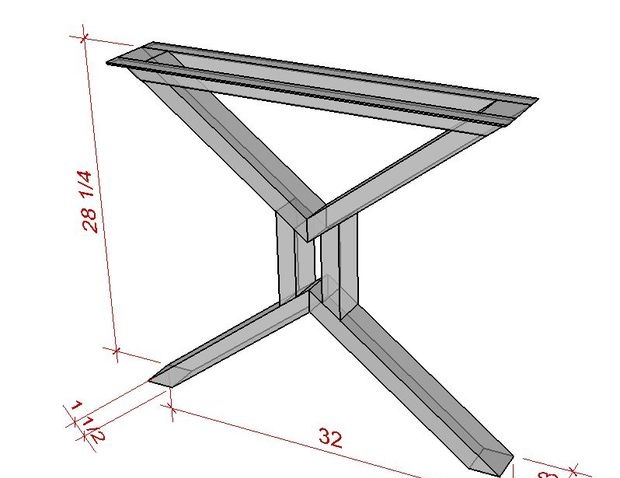 Solid board table and bench