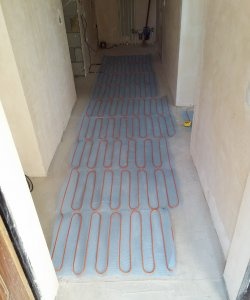 Single and double core heating mat